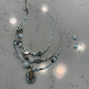 Necklace and earring set